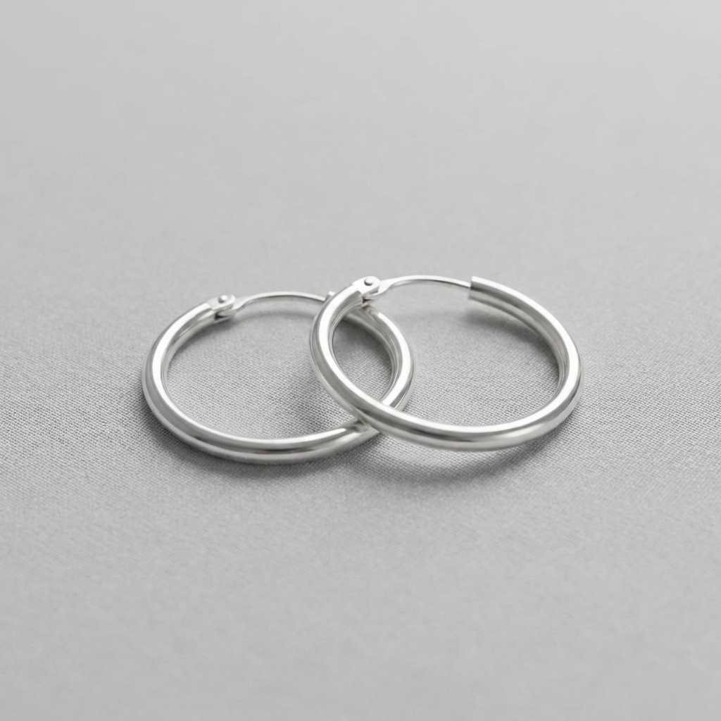 Silver Female Earrings