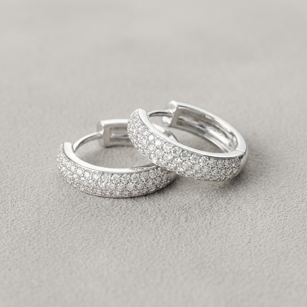 Silver Female Earrings