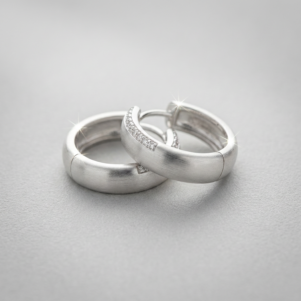 Silver Female Earrings