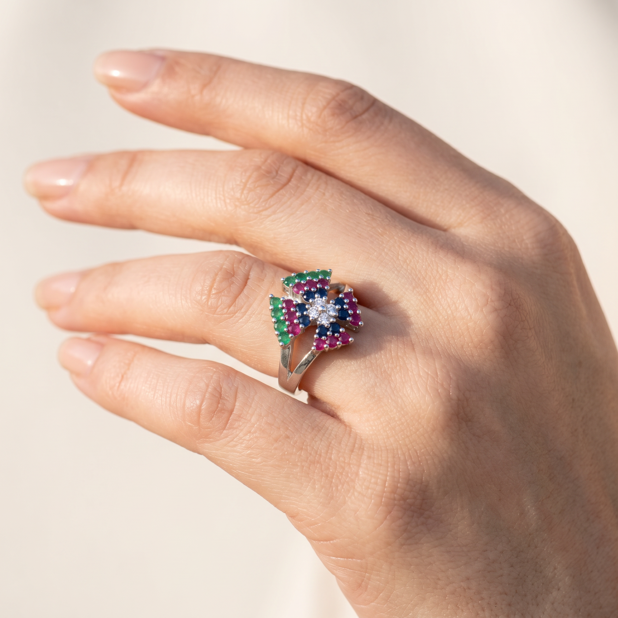 Silver  925 Zircon Women Ring